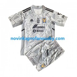 Tigres UANL Dres Brankářské Domácí Fotbalové Dresy pro Děti 2022-2023 Krátký rukáv
