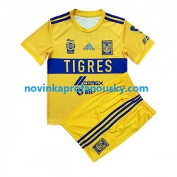 Tigres UANL Dres Domácí Fotbalové Dresy pro Děti 2022-2023 Krátký rukáv