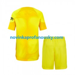 Tottenham Hotspur Dres Brankářské Domácí Fotbalové Dresy pro Děti 2022-2023 Krátký rukáv