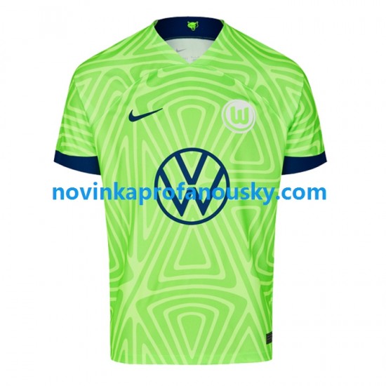 VfL Wolfsburg Dres Domácí Fotbalové Dresy pro Muže 2022-2023 Krátký rukáv