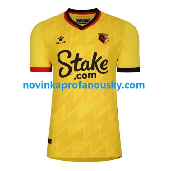 Watford Dres Domácí Fotbalové Dresy pro Muže 2022-2023 Krátký rukáv