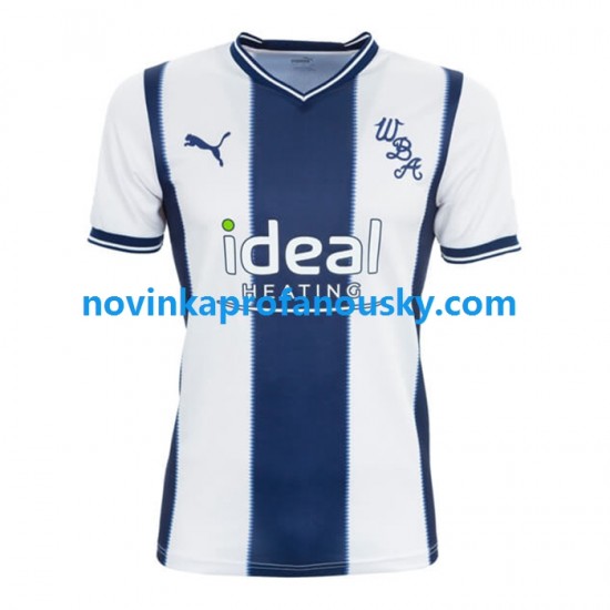 West Bromwich Albion Dres Domácí Fotbalové Dresy pro Muže 2022-2023 Krátký rukáv