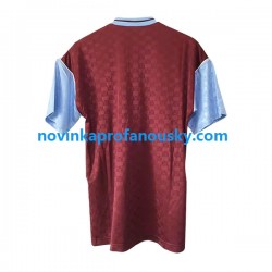 West Ham United Dres Retro Domácí Fotbalové Dresy pro Muže 1989-1990 Krátký rukáv