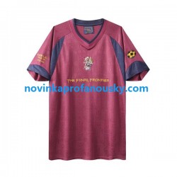 West Ham United Dres Iron Maiden Retro Venkovní Fotbalové Dresy pro Muže 2010 Krátký rukáv