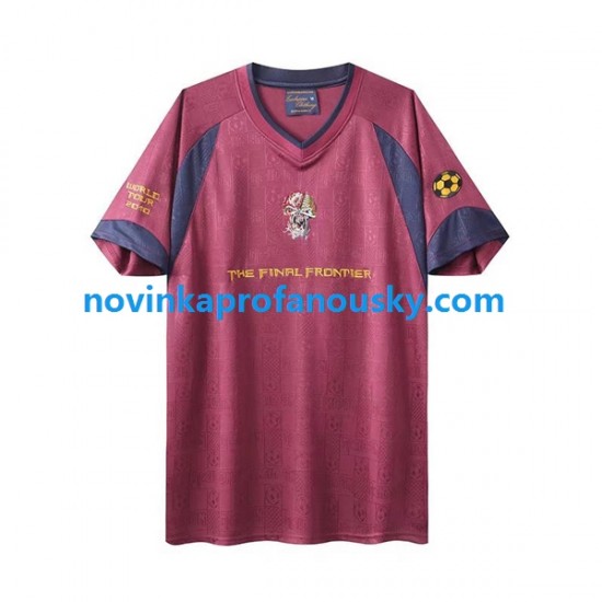 West Ham United Dres Iron Maiden Retro Venkovní Fotbalové Dresy pro Muže 2010 Krátký rukáv