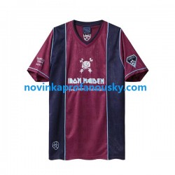 West Ham United Dres Iron Maiden Retro Venkovní Fotbalové Dresy pro Muže 2011 Krátký rukáv