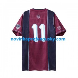 West Ham United Dres Iron Maiden Retro Venkovní Fotbalové Dresy pro Muže 2011 Krátký rukáv