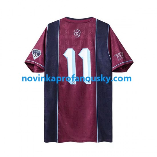 West Ham United Dres Iron Maiden Retro Venkovní Fotbalové Dresy pro Muže 2011 Krátký rukáv