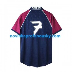 West Ham United Dres Iron Maiden Retro Domácí Fotbalové Dresy pro Muže 1999 Krátký rukáv