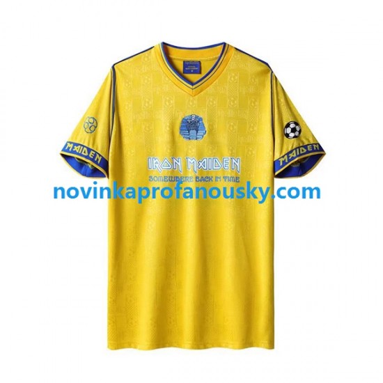 West Ham United Dres Iron Maiden Retro Domácí Fotbalové Dresy pro Muže 2008 Krátký rukáv