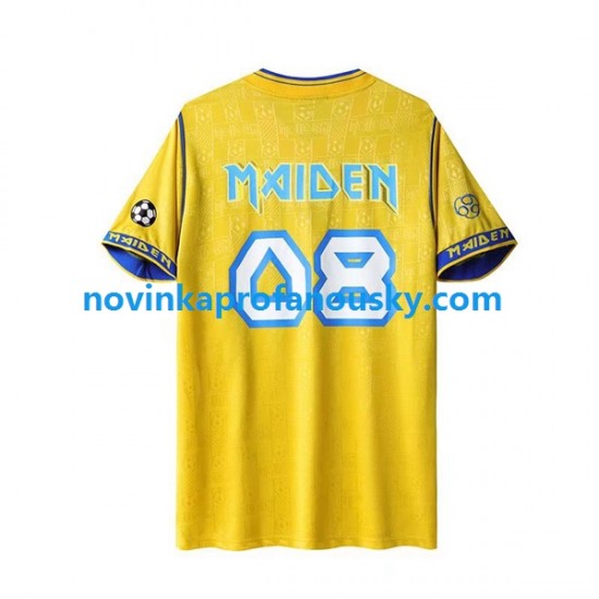 West Ham United Dres Iron Maiden Retro Domácí Fotbalové Dresy pro Muže 2008 Krátký rukáv