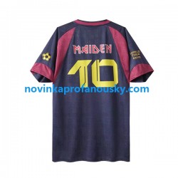 West Ham United Dres Iron Maiden Retro Domácí Fotbalové Dresy pro Muže 2010 Krátký rukáv