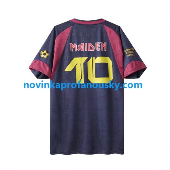 West Ham United Dres Iron Maiden Retro Domácí Fotbalové Dresy pro Muže 2010 Krátký rukáv