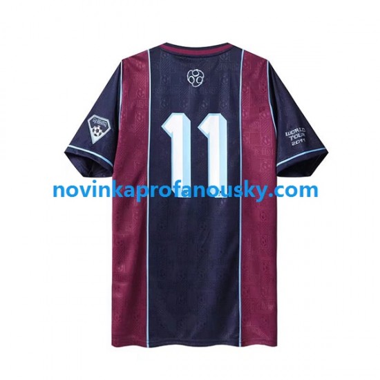West Ham United Dres Iron Maiden Retro Domácí Fotbalové Dresy pro Muže 2011 Krátký rukáv