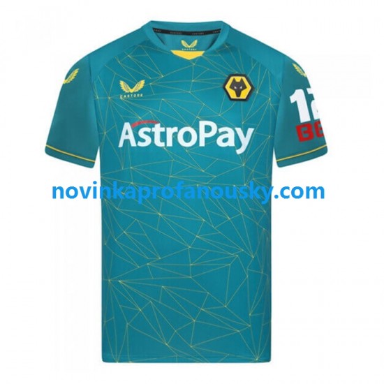 Wolverhampton Wanderers Dres Venkovní Fotbalové Dresy pro Muže 2022-2023 Krátký rukáv