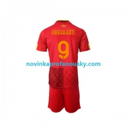 AS Řím Dres Tammy Abraham 9 Domácí Fotbalové Dresy pro Děti 2022-2023 Krátký rukáv