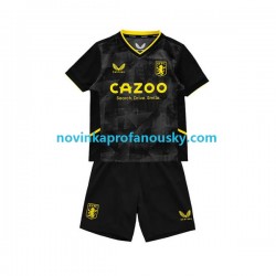 Aston Villa Dres Alternativní Fotbalové Dresy pro Děti 2022-2023 Krátký rukáv