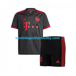 FC Bayern Mnichov Dres Alternativní Fotbalové Dresy pro Děti 2022-2023 Krátký rukáv