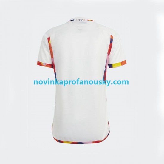 Belgie Dres Venkovní Fotbalové Dresy pro Muže MS ve fotbale 2022 Krátký rukáv
