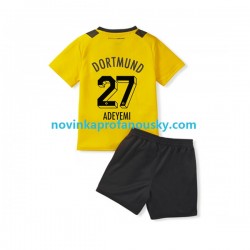 Borussia Dortmund Dres Karim Adeyemi 27 Domácí Fotbalové Dresy pro Děti 2022-2023 Krátký rukáv