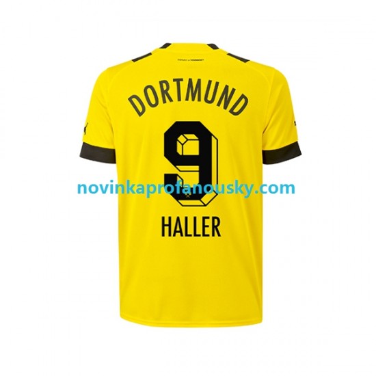 Borussia Dortmund Dres Sebastien Haller 9 Domácí Fotbalové Dresy pro Muže 2022-2023 Krátký rukáv