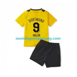 Borussia Dortmund Dres Sebastien Haller 9 Domácí Fotbalové Dresy pro Děti 2022-2023 Krátký rukáv