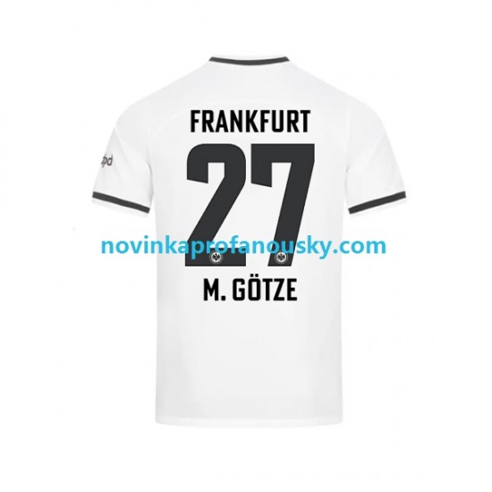 Eintracht Frankfurt Dres Mario Gotze Domácí Fotbalové Dresy pro Muže 2022-2023 Krátký rukáv