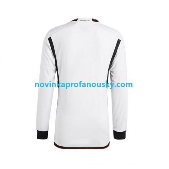 Německo Dres Domácí Fotbalové Dresy pro Muže MS ve fotbale 2022 Dlouhý rukáv