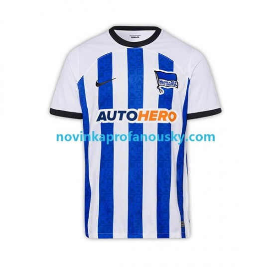 Hertha BSC Dres Domácí Fotbalové Dresy pro Muže 2022-2023 Krátký rukáv