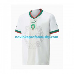 Maroko Dres Venkovní Fotbalové Dresy pro Muže MS ve fotbale 2022 Krátký rukáv