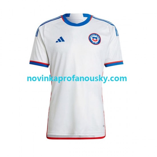 Chile Dres Venkovní Fotbalové Dresy pro Muže 2022 Krátký rukáv