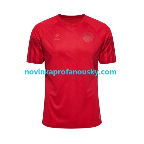 Dánsko Dres Domácí Fotbalové Dresy pro Muže MS ve fotbale 2022 Krátký rukáv