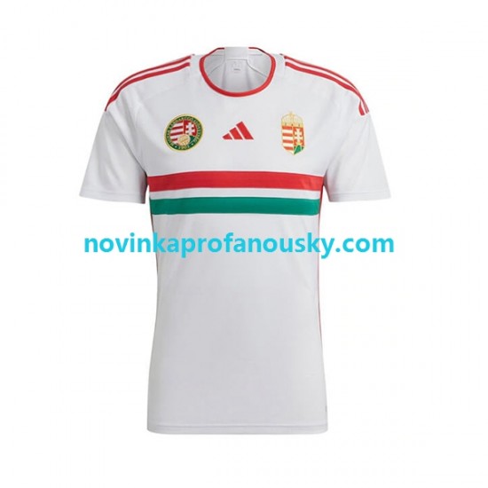 Maďarsko Dres Venkovní Fotbalové Dresy pro Muže 2022 Krátký rukáv