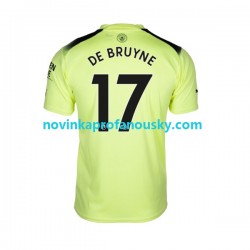 Manchester City Dres De Bruyne 17 Alternativní Fotbalové Dresy pro Muže 2022-2023 Krátký rukáv