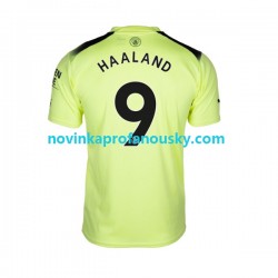 Manchester City Dres Haaland 9 Alternativní Fotbalové Dresy pro Muže 2022-2023 Krátký rukáv