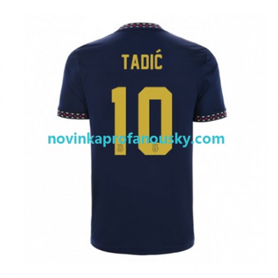 Spojené AFC Ajax Dres Dusan Tadic 10 Venkovní Fotbalové Dresy pro Muže 2022-2023 Krátký rukáv