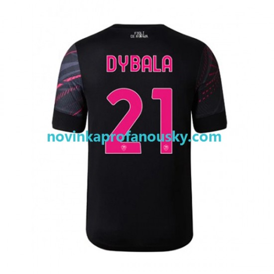 AS Řím Dres Paulo Dybala 21 Alternativní Fotbalové Dresy pro Muže 2022-2023 Krátký rukáv