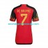 Belgie Dres De Bruyne 7 Domácí Fotbalové Dresy pro Muže MS ve fotbale 2022 Krátký rukáv