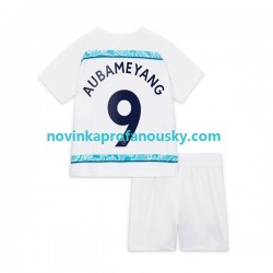 Chelsea Dres Aubameyang 9 Venkovní Fotbalové Dresy pro Děti 2022-2023 Krátký rukáv