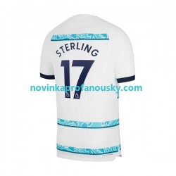 Chelsea Dres Sterling 17 Venkovní Fotbalové Dresy pro Muže 2022-2023 Krátký rukáv