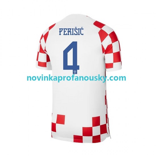 Chorvatsko Dres Perisic 4 Domácí Fotbalové Dresy pro Muže MS ve fotbale 2022 Krátký rukáv