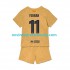 FC Barcelona Dres Ferran Torres 11 Venkovní Fotbalové Dresy pro Děti 2022-2023 Krátký rukáv