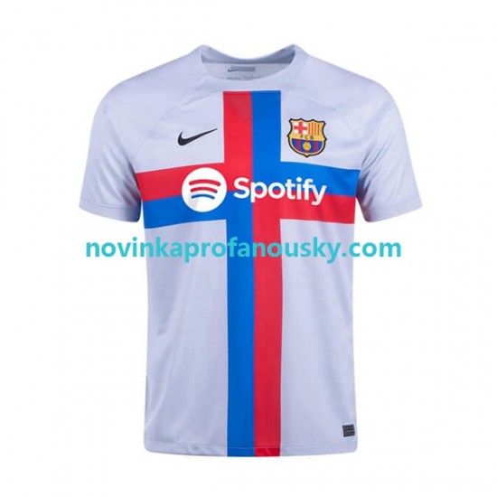 FC Barcelona Dres Alternativní Fotbalové Dresy pro Muže 2022-2023 Krátký rukáv