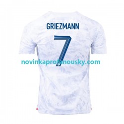 Francie Dres Griezmann 7 Venkovní Fotbalové Dresy pro Muže MS ve fotbale 2022 Krátký rukáv