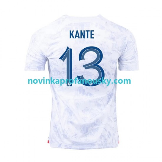 Francie Dres Kante 13 Venkovní Fotbalové Dresy pro Muže MS ve fotbale 2022 Krátký rukáv