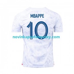 Francie Dres Mbappé 10 Venkovní Fotbalové Dresy pro Muže MS ve fotbale 2022 Krátký rukáv