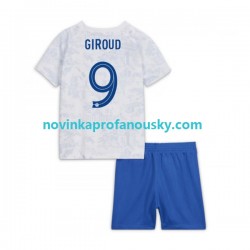 Francie Dres Olivier Giroud 9 Venkovní Fotbalové Dresy pro Děti MS ve fotbale 2022 Krátký rukáv