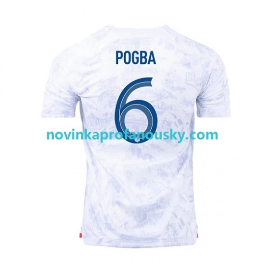 Francie Dres Pogba 6 Venkovní Fotbalové Dresy pro Muže MS ve fotbale 2022 Krátký rukáv