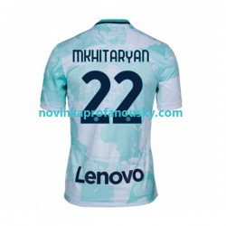 Inter Milán Dres Henrikh Mkhitaryan 22 Venkovní Fotbalové Dresy pro Muže 2022-2023 Krátký rukáv