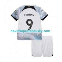 Liverpool Dres Roberto Firmino 9 Venkovní Fotbalové Dresy pro Děti 2022-2023 Krátký rukáv